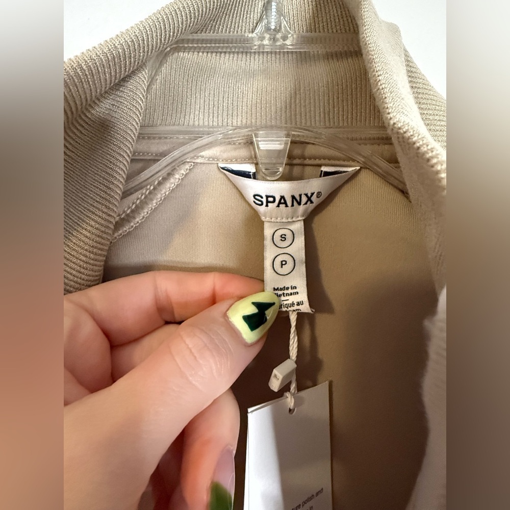 NWT SPANX Airpique Tan Jumpsuit Size Small - Picture 6 of 13
